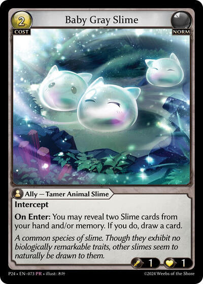 Baby Gray Slime - 073 - Promo - Promotional Cards