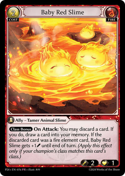 Baby Red Slime - 076 - Promo - Promotional Cards