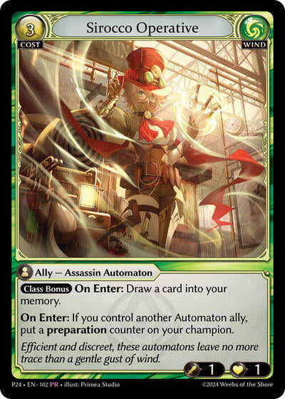Sirocco Operative - 102 - Promo - Promotional Cards