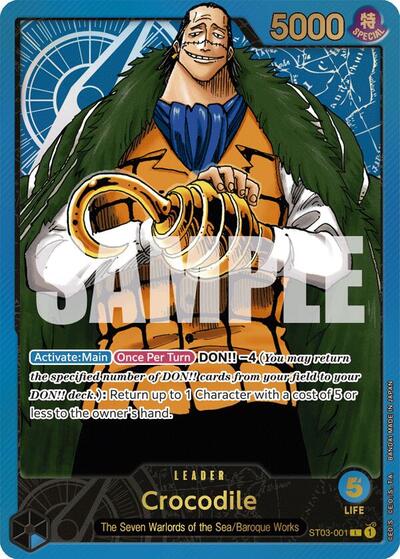 Crocodile - ST03-001 - Leader (Premium Card Collection -Leader Collection-) - One Piece Promotion Cards