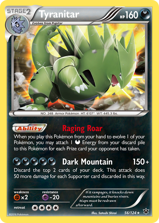 Tyranitar - 056/124 - Fates Collide