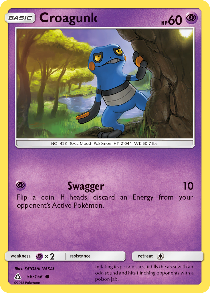 Croagunk - 056/156 - Ultra Prism