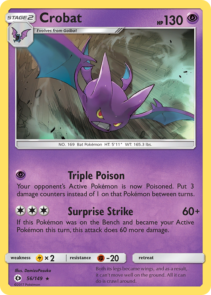 Crobat - 056/149 - Sun & Moon