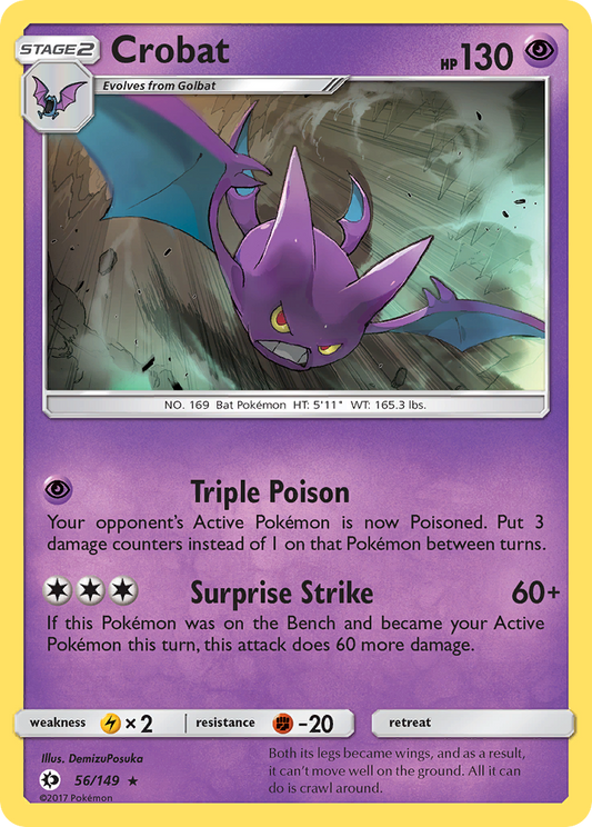 Crobat - 056/149 - Sun & Moon