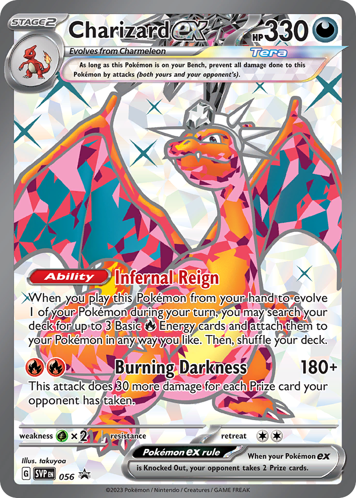 Charizard ex - 056/148 - Scarlet & Violet Black Star Promos