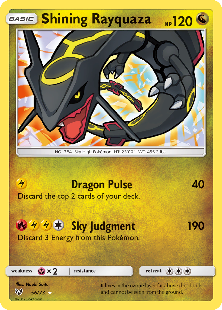 Shining Rayquaza - 56/73 - Shining Legends