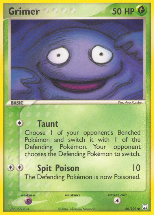 Grimer - 056/109 - Team Rocket Returns