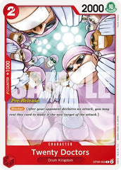 Twenty Doctors - OP08-003 - Common - Two Legends Pre-Release Cards