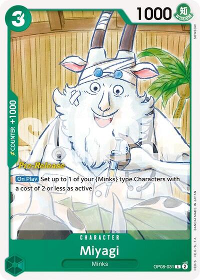 Miyagi - OP08-031 - Common - Two Legends Pre-Release Cards