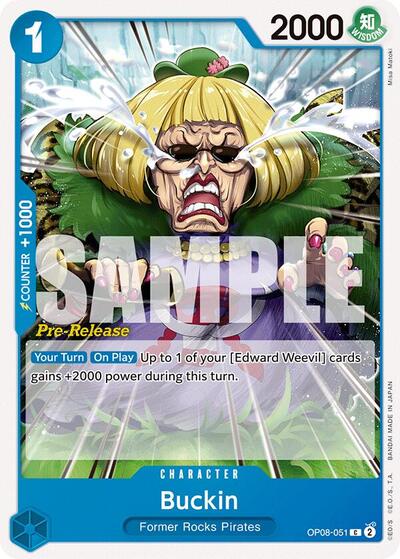 Buckin - OP08-051 - Common - Two Legends Pre-Release Cards