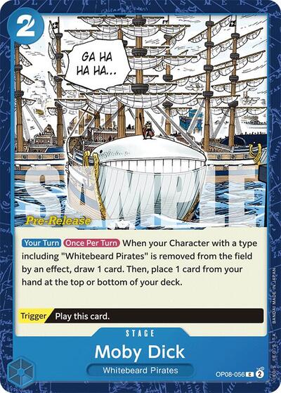 Moby Dick - OP08-056 - Common - Two Legends Pre-Release Cards