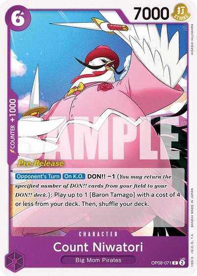 Count Niwatori - OP08-071 - Common - Two Legends Pre-Release Cards