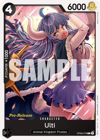 Ulti - OP08-078 - Common - Two Legends Pre-Release Cards