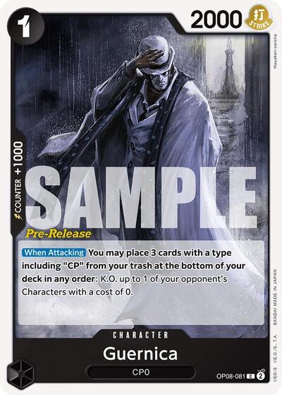 Guernica - OP08-081 - Common - Two Legends Pre-Release Cards