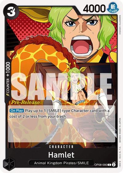 Hamlet - OP08-090 - Common - Two Legends Pre-Release Cards