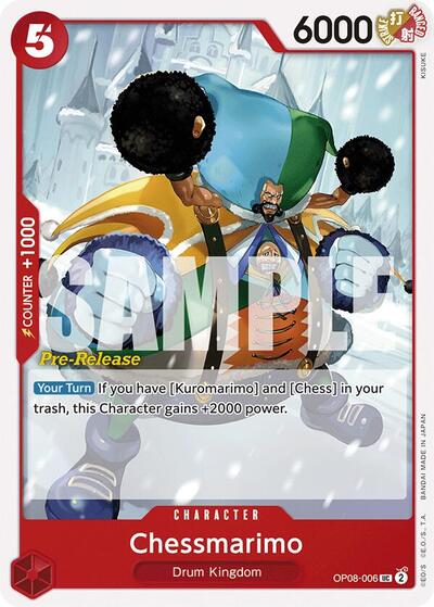 Chessmarimo - OP08-006 - Uncommon - Two Legends Pre-Release Cards