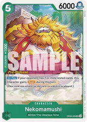 Nekomamushi - OP08-028 - Uncommon - Two Legends Pre-Release Cards