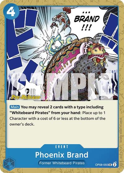 Phoenix Brand - OP08-055 - Uncommon - Two Legends Pre-Release Cards