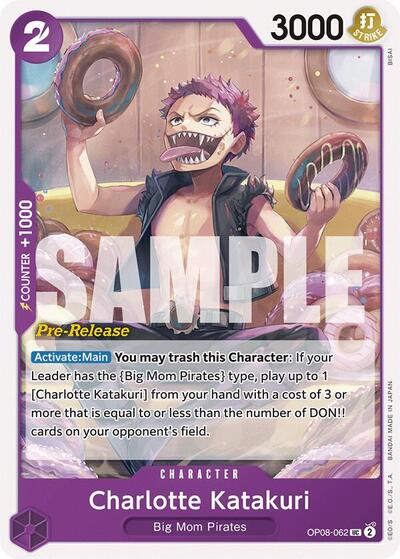 Charlotte Katakuri - OP08-062 - Uncommon - Two Legends Pre-Release Cards