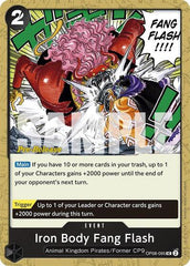 Iron Body Fang Flash - OP08-095 - Uncommon - Two Legends Pre-Release Cards