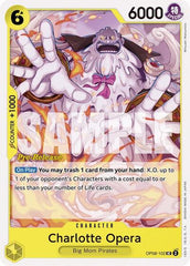 Charlotte Opera - OP08-102 - Uncommon - Two Legends Pre-Release Cards