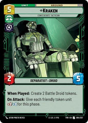 Kraken - Confederate Tactician - 084/257 - Uncommon - Twilight of the Republic