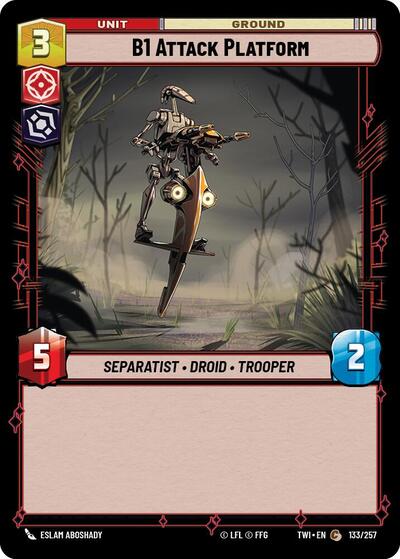 B1 Attack Platform - 133/257 - Common - Twilight of the Republic