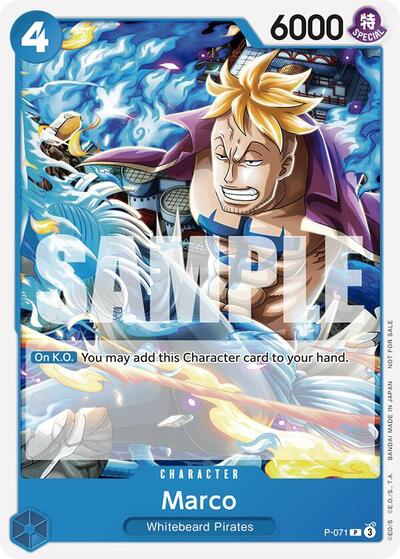 Marco (Two Legends Pre-Release) - P-071 - Promo - One Piece Promotion Cards