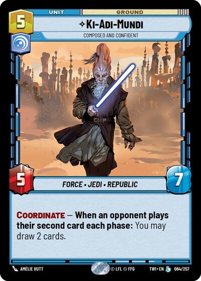 Ki-Adi-Mundi - Composed and Confident - 064/257 - Legendary - Twilight of the Republic