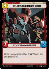 Relentless Rocket Droid - 163/257 - Common - Twilight of the Republic