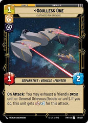 Soulless One - Customized for Grievous - 179/257 - Uncommon - Twilight of the Republic