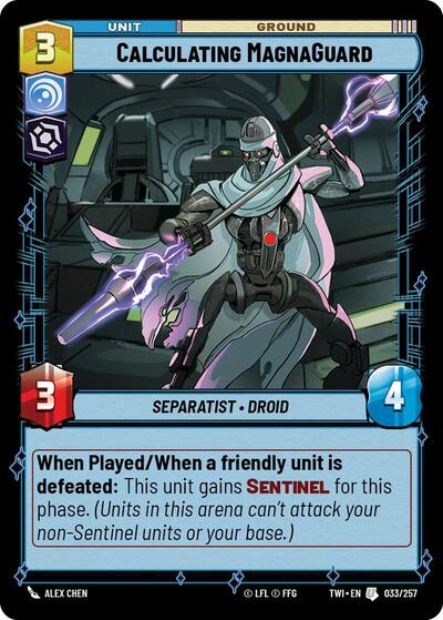 Calculating MagnaGuard - 033/257 - Uncommon - Twilight of the Republic