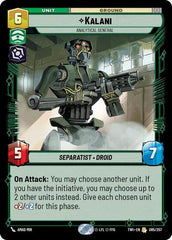 Kalani - Analytical General - 085/257 - Rare - Twilight of the Republic