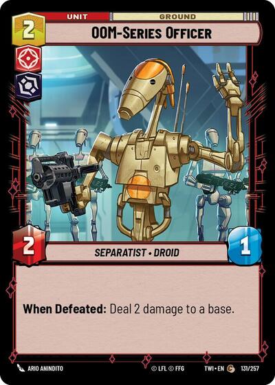 OOM-Series Officer - 131/257 - Common - Twilight of the Republic