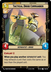 Tactical Droid Commander - 184/257 - Uncommon - Twilight of the Republic