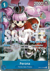 Perona (Championship 2024 Top Player Pack) - OP01-077 - Uncommon - One Piece Promotion Cards
