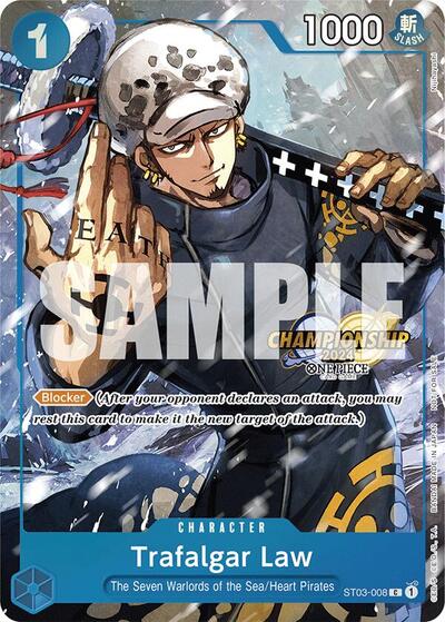 Trafalgar Law - ST03-008 (CS 2024 Event Pack) - ST03-008 - Common - One Piece Promotion Cards
