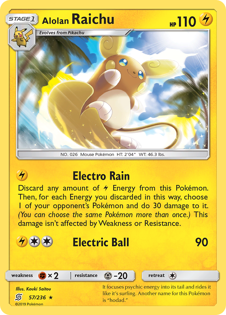 Alolan Raichu - 057/236 - Unified Minds