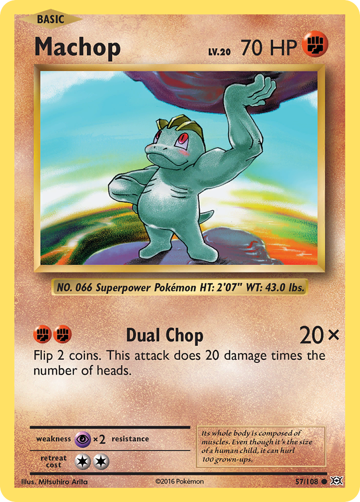 Machop - 057/108 - Evolutions