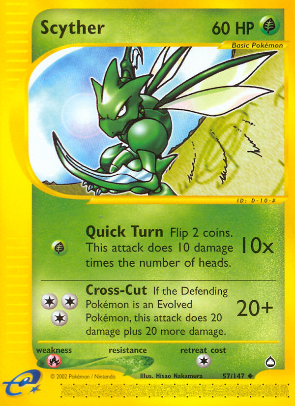 Scyther - 057/147 - Aquapolis