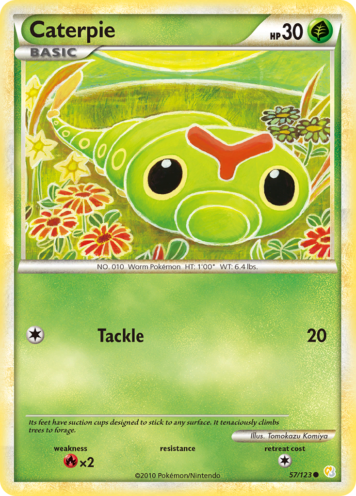 Caterpie - 057/123 - HeartGold & SoulSilver