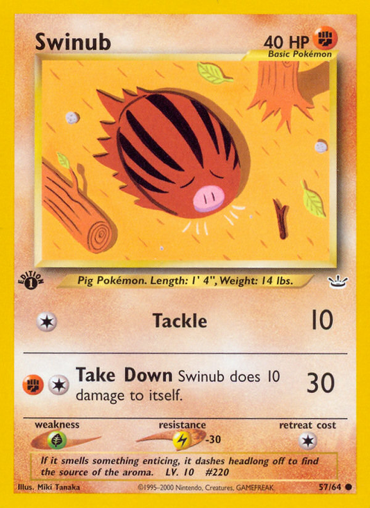 Swinub - 57/64 - Neo Revelation