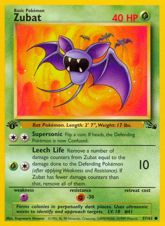 Zubat - 57/62 - Fossil