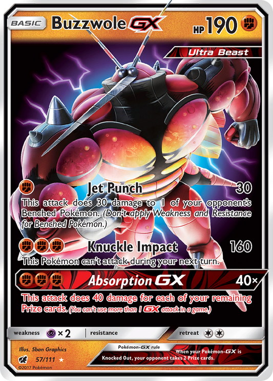 Buzzwole-GX - 057/111 - Crimson Invasion