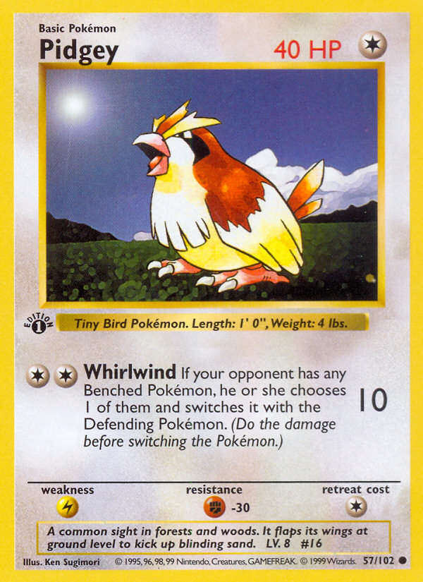 Pidgey - 057/102 - Base