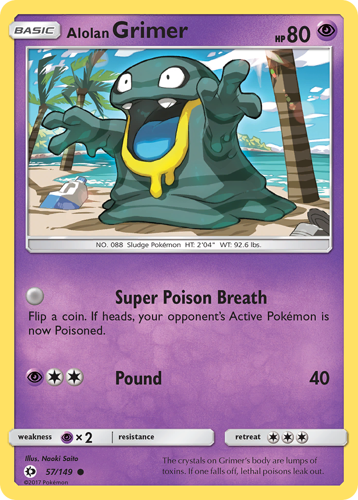 Alolan Grimer - 057/149 - Sun & Moon