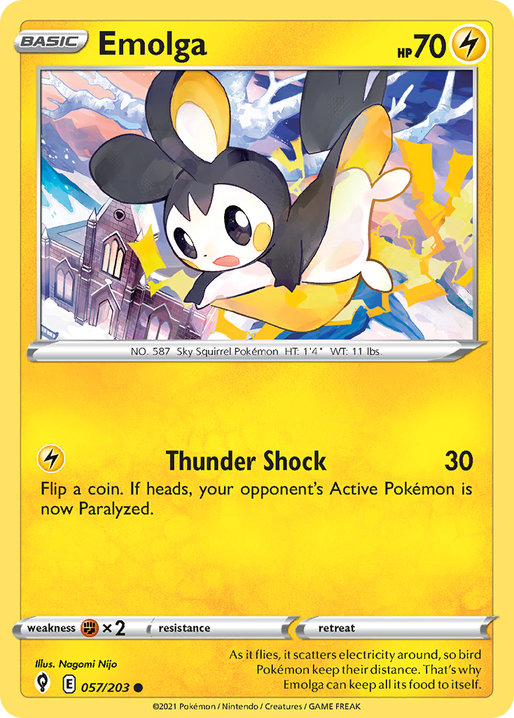 Emolga - 057/203 - Evolving Skies