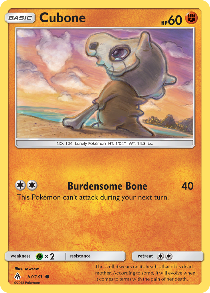 Cubone - 057/131 - Forbidden Light