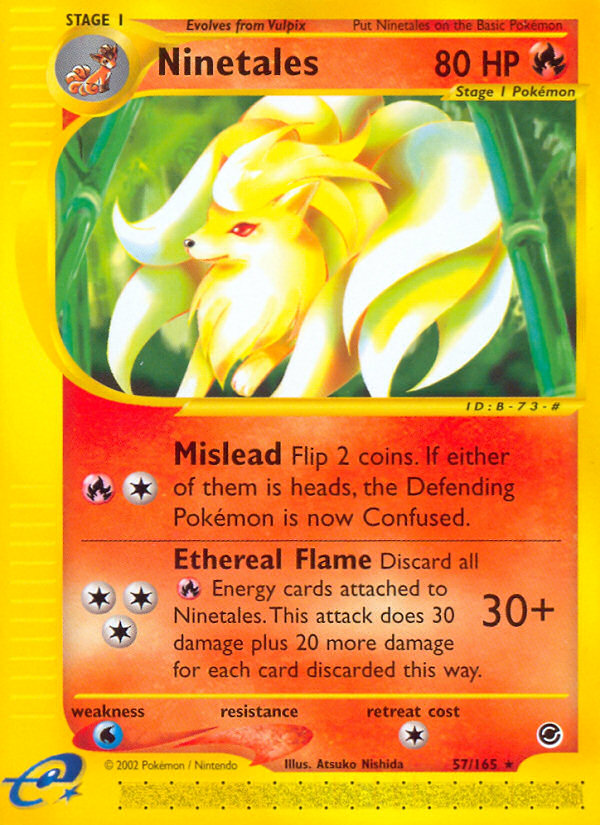 Ninetales - 057/165 - Expedition Base Set