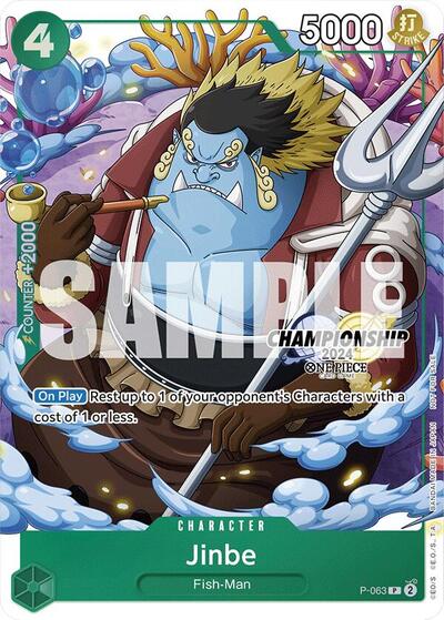 Jinbe (CS 2024 Event Pack Finalist) - P-063 - Promo - One Piece Promotion Cards